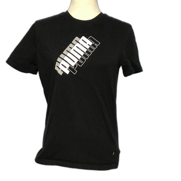 Puma Vintage Black Graphic Tee XL - Picture 1 of 9